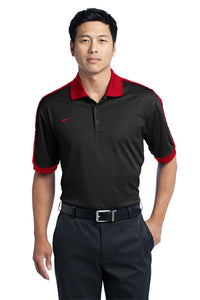 DISCONTINUED Nike Dri-FIT N98 Polo - Black/Varsity Red