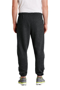 Jerzees Super Sweats NuBlend - Sweatpant with Pockets - Black Heather Back