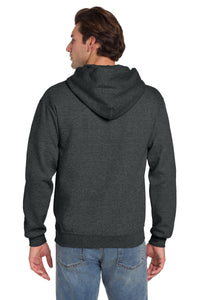 Jerzees Super Sweats NuBlend - Pullover Hooded Sweatshirt - Black Heather Back