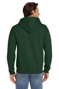 Jerzees Super Sweats NuBlend - Pullover Hooded Sweatshirt - Forest Green Back