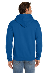 Jerzees Super Sweats NuBlend - Pullover Hooded Sweatshirt - Royal Back