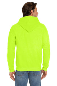 Jerzees Super Sweats NuBlend - Pullover Hooded Sweatshirt - Safety Green Back