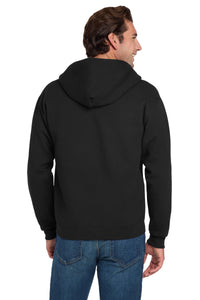 Jerzees Super Sweats NuBlend - Full-Zip Hooded Sweatshirt - Black Back