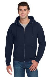 Jerzees Super Sweats NuBlend - Full-Zip Hooded Sweatshirt - J. Navy