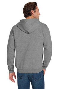 Jerzees Super Sweats NuBlend - Full-Zip Hooded Sweatshirt - Oxford Back