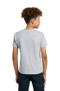 Gildan - Youth  Heavy Cotton 100% Cotton T-Shirt - Ash Back