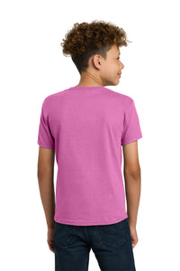 Gildan - Youth  Heavy Cotton 100% Cotton T-Shirt - Azalea Back