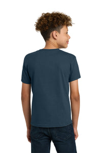 Gildan - Youth  Heavy Cotton 100% Cotton T-Shirt - Blue Dusk Back
