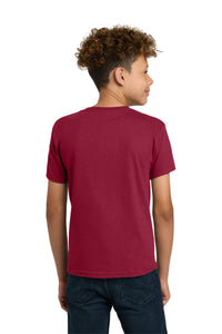 Gildan - Youth  Heavy Cotton 100% Cotton T-Shirt - Cardinal Red Back