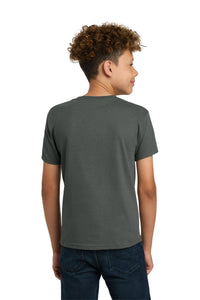 Gildan - Youth  Heavy Cotton 100% Cotton T-Shirt - Charcoal Back