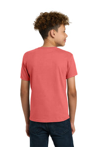 Gildan - Youth  Heavy Cotton 100% Cotton T-Shirt - Coral Silk Back
