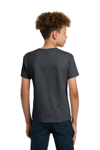 Gildan - Youth  Heavy Cotton 100% Cotton T-Shirt - Dark Heather Back
