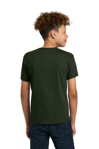 Gildan - Youth  Heavy Cotton 100% Cotton T-Shirt - Forest Back