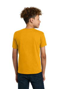 Gildan - Youth  Heavy Cotton 100% Cotton T-Shirt - Gold Back