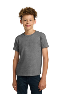Gildan - Youth  Heavy Cotton 100% Cotton T-Shirt - Graphite Heather