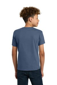 Gildan - Youth  Heavy Cotton 100% Cotton T-Shirt - Indigo Blue Back