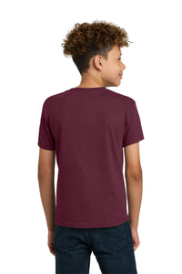 Gildan - Youth  Heavy Cotton 100% Cotton T-Shirt - Maroon Back