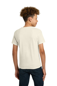 Gildan - Youth  Heavy Cotton 100% Cotton T-Shirt - Natural Back