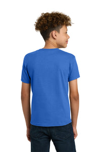 Gildan - Youth  Heavy Cotton 100% Cotton T-Shirt - Neon Blue Back