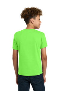Gildan - Youth  Heavy Cotton 100% Cotton T-Shirt - Neon Green Back