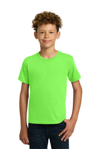 Gildan - Youth  Heavy Cotton 100% Cotton T-Shirt - Neon Green