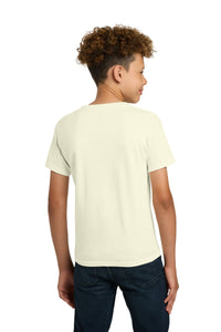 Gildan - Youth  Heavy Cotton 100% Cotton T-Shirt - Off White Back