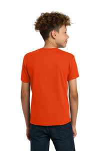 Gildan - Youth  Heavy Cotton 100% Cotton T-Shirt - Orange Back