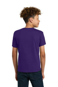 Gildan - Youth  Heavy Cotton 100% Cotton T-Shirt - Purple Back