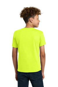 Gildan - Youth  Heavy Cotton 100% Cotton T-Shirt - Safety Green Back