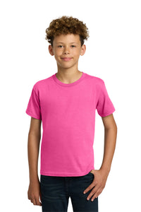 Gildan - Youth  Heavy Cotton 100% Cotton T-Shirt - Safety Pink