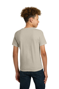 Gildan - Youth  Heavy Cotton 100% Cotton T-Shirt - Sand Back