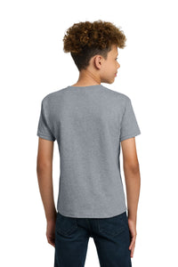 Gildan - Youth  Heavy Cotton 100% Cotton T-Shirt - Sport Grey Back