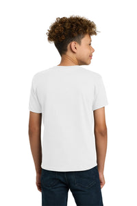 Gildan - Youth  Heavy Cotton 100% Cotton T-Shirt - White Back