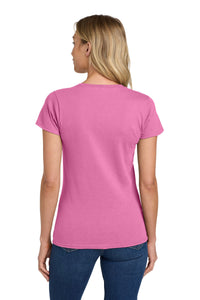 Gildan Women's Heavy Cotton 100% Cotton T-Shirt - Azalea Back