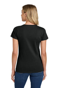 Gildan Women's Heavy Cotton 100% Cotton T-Shirt - Black Back