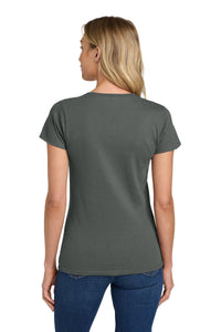 Gildan Women's Heavy Cotton 100% Cotton T-Shirt - Charcoal Back