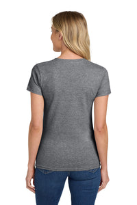 Gildan Women's Heavy Cotton 100% Cotton T-Shirt - Graphite Heather Back