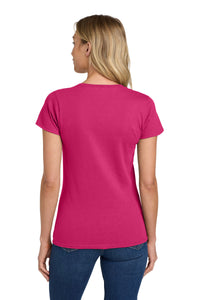 Gildan Women's Heavy Cotton 100% Cotton T-Shirt - Heliconia Back