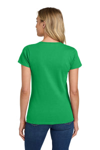 Gildan Women's Heavy Cotton 100% Cotton T-Shirt - Irish Green Back