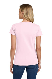 Gildan Women's Heavy Cotton 100% Cotton T-Shirt - Light Pink Back