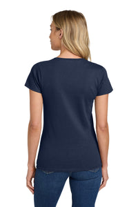 Gildan Women's Heavy Cotton 100% Cotton T-Shirt - Navy Back