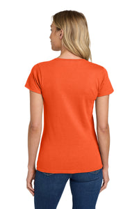 Gildan Women's Heavy Cotton 100% Cotton T-Shirt - Orange Back