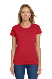 Gildan Women's Heavy Cotton 100% Cotton T-Shirt - Red