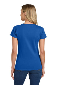 Gildan Women's Heavy Cotton 100% Cotton T-Shirt - Royal Back