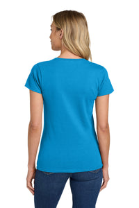 Gildan Women's Heavy Cotton 100% Cotton T-Shirt - Sapphire Back