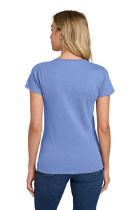 Gildan Women's Heavy Cotton 100% Cotton T-Shirt - Violet Back