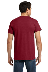 Gildan - Heavy Cotton 100% Cotton T-Shirt - Antique Cherry Red Back
