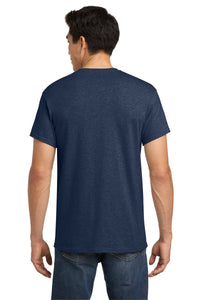 Gildan - Heavy Cotton 100% Cotton T-Shirt - Heather Navy Back