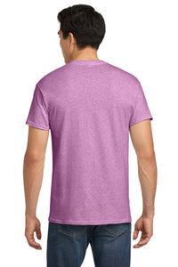 Gildan - Heavy Cotton 100% Cotton T-Shirt - Heather Radiant Orchid Back