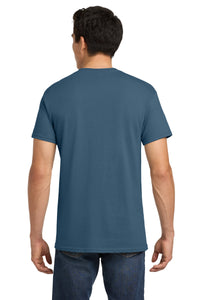 Gildan - Heavy Cotton 100% Cotton T-Shirt - Indigo Blue Back